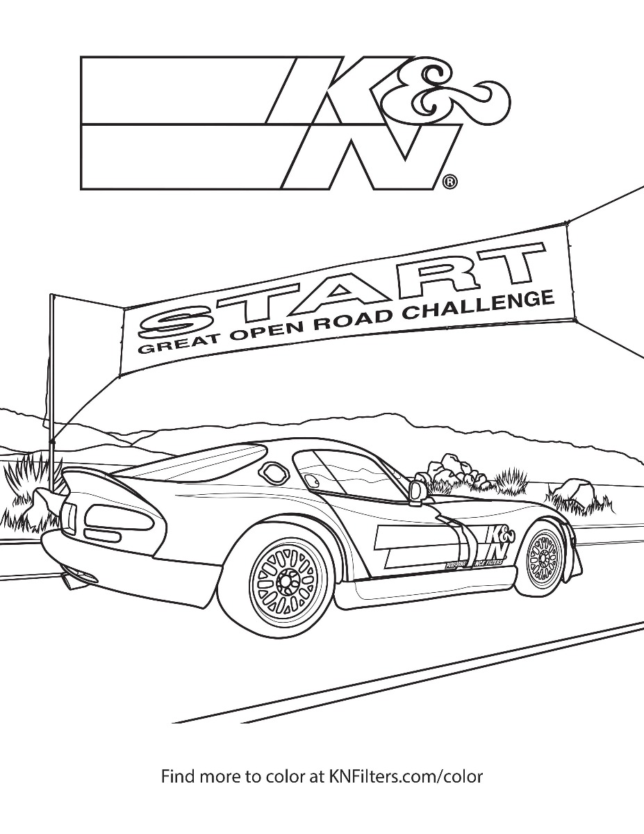 coloring book page for kids honda