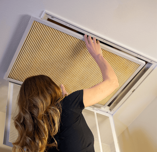 installing washable furnace filter