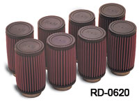 K&N Air Filter for "Early Type" Fuel Injectors (Single Stacks) for Chevrolet